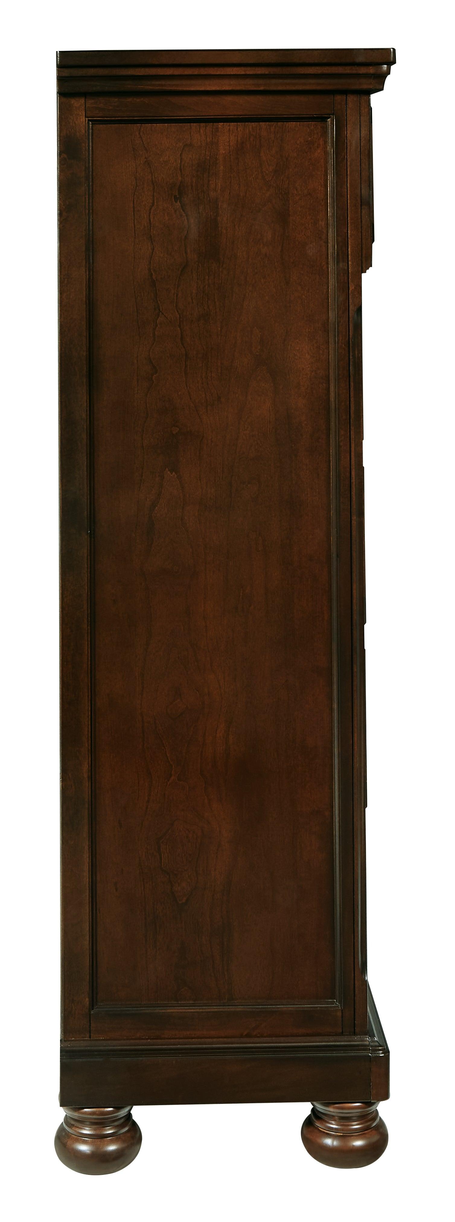 Porter Chest of Drawers close-up of hardware and finish