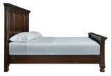 Porter Rustic Brown King Panel Bed profile