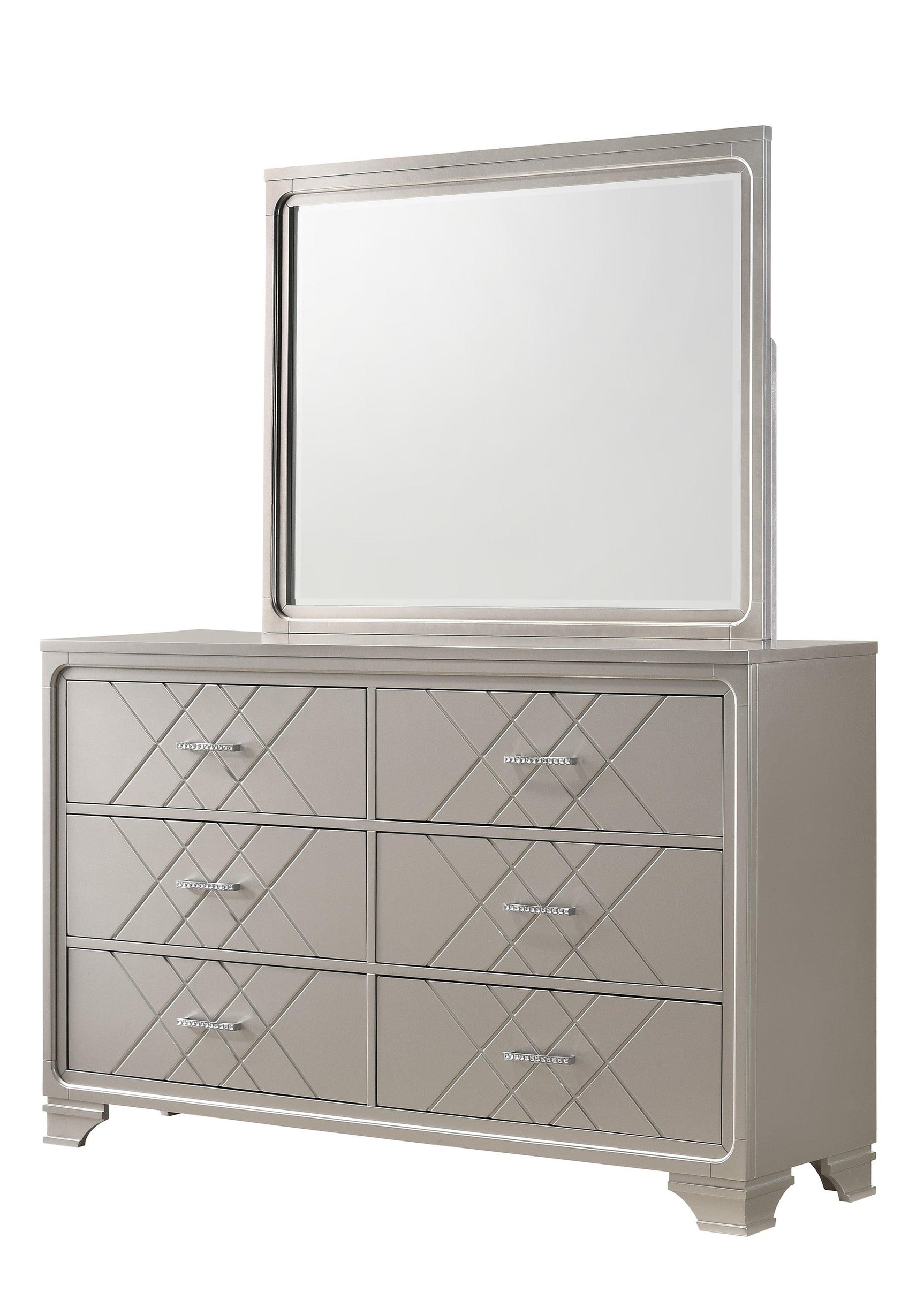 Jaylen night stand showing side profile with drawers closed
