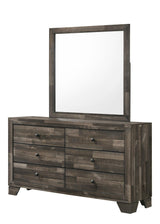 main view of Atticus Brown Platform Bedroom Set bed