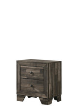 side view of Atticus Brown Platform Bedroom Set bed