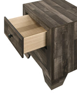bedroom view of Atticus Brown Platform Bedroom Set bed