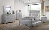 Lillian Chest close-up drawer handle and finish
