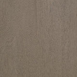 Burnished light gray finish on Lettner King Panel Bed