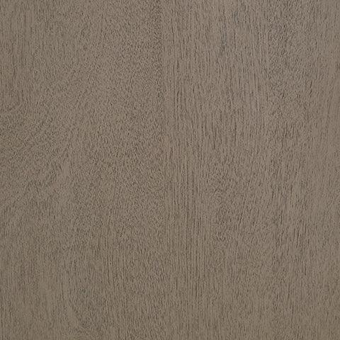 Burnished light gray finish on Lettner King Panel Bed