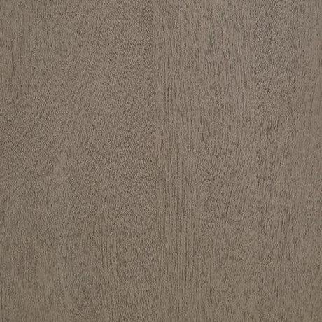 Burnished light gray finish on Lettner King Panel Bed