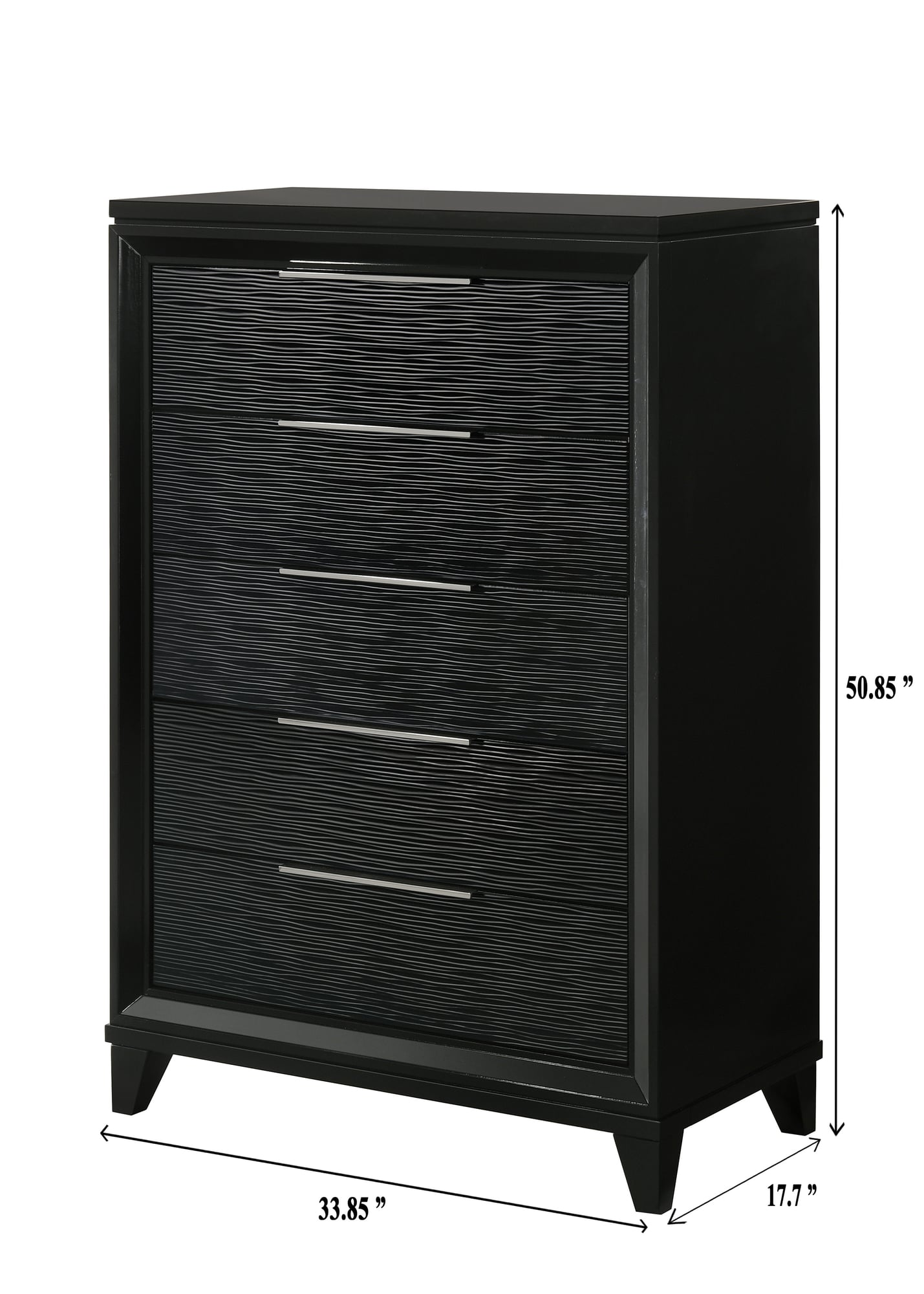Cressida Black Upholstered Panel Bedroom Set view 14