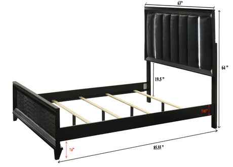 Cressida Black Upholstered Panel Bedroom Set view 7