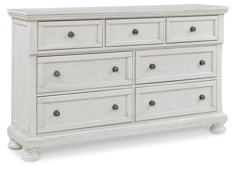 Detail of dark bronze hardware on Robbinsdale dresser