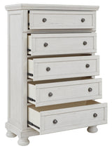 Robbinsdale Antique White Chest Of Drawers - Ella Furniture