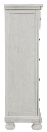 Robbinsdale Antique White Chest Of Drawers - Ella Furniture