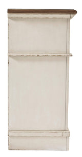 Realyn Chipped White Dresser And Mirror - Ella Furniture