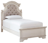 Realyn Twin Bed headboard details