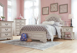 Realyn Full Bed showing front and side profiles
