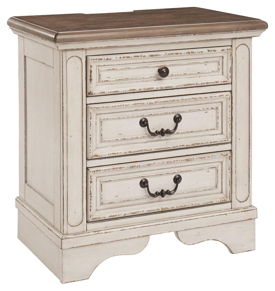 Realyn Nightstand head-on front view
