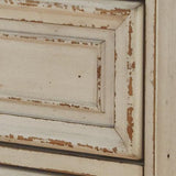 Realyn Chipped White Dresser And Mirror - Ella Furniture