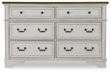 Blendon Dresser head-on view showing drawer fronts