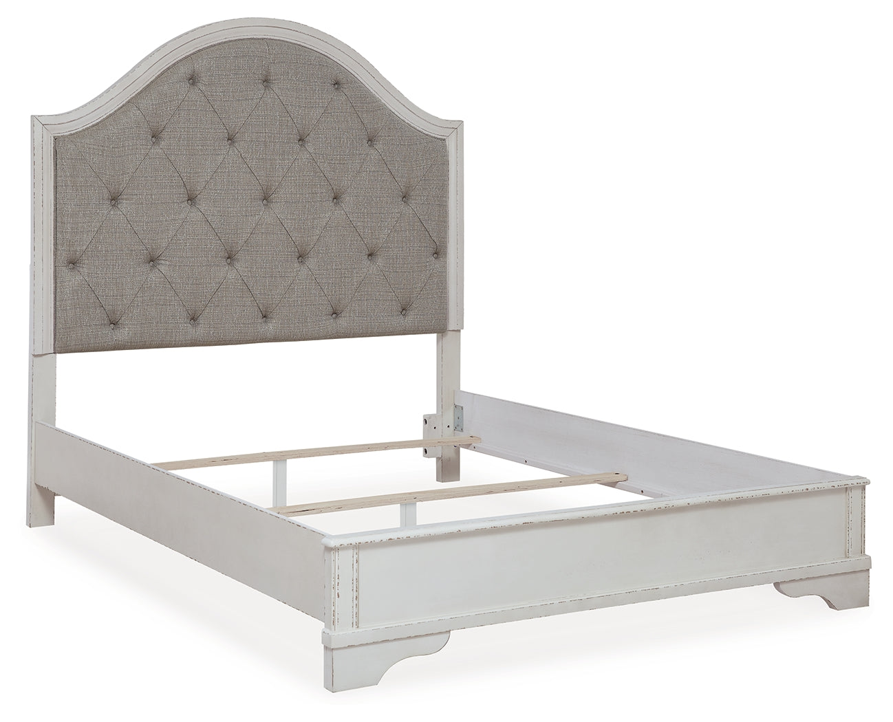 Blendon Rustic Brown Bed front view