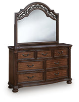 Lavinton Brown Poster Bedroom Set view 7