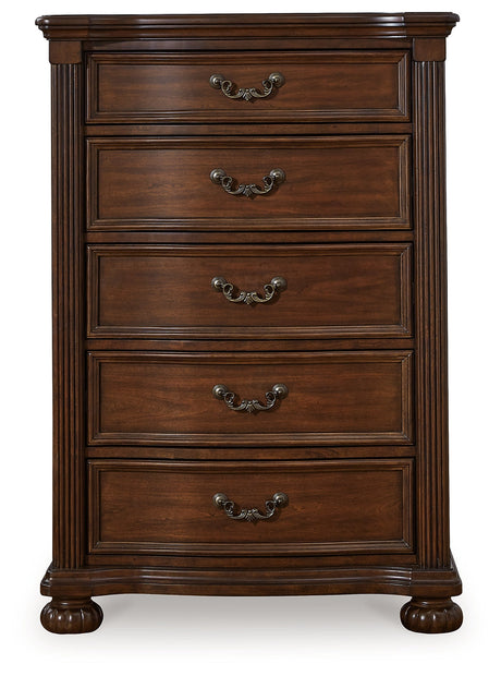 Traditional chest full front view