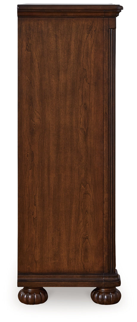Chest side profile view