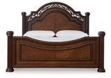 Lavinton Poster Bed head-on view emphasizing traditional design