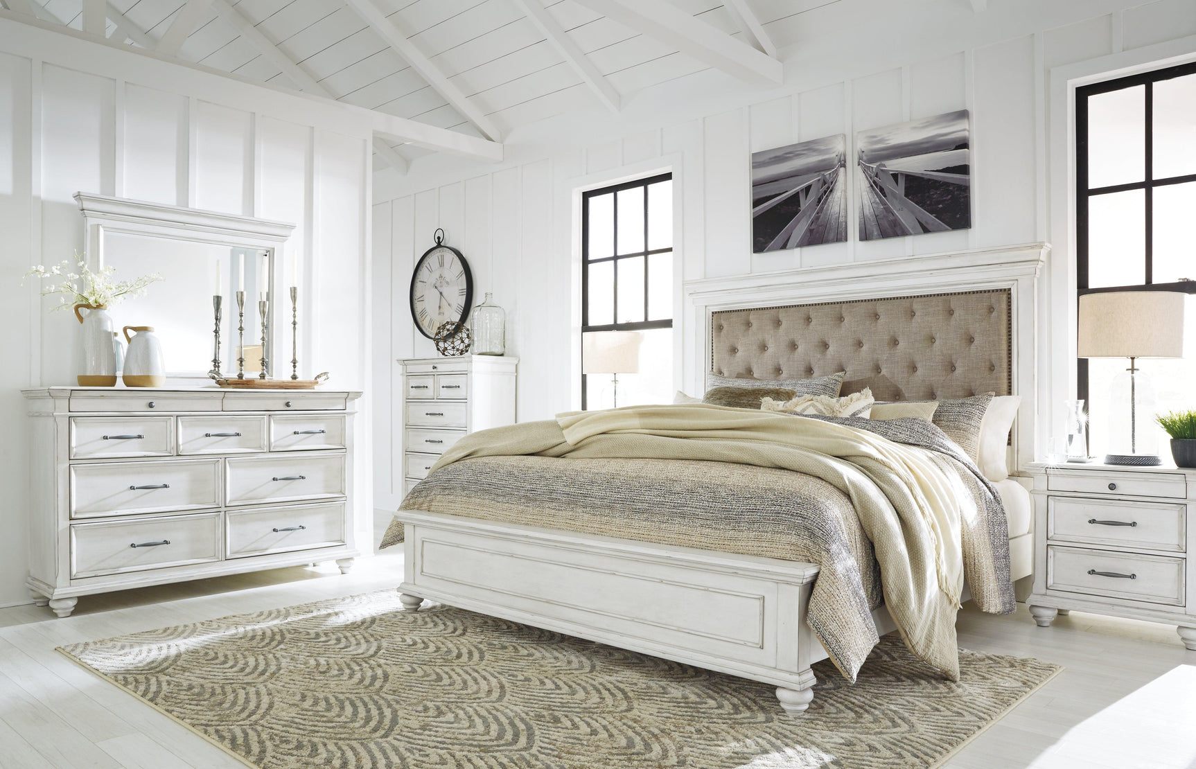 Distressed finish texture detail