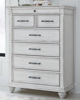 Kanwyn Whitewash Chest Of Drawers - promotional image