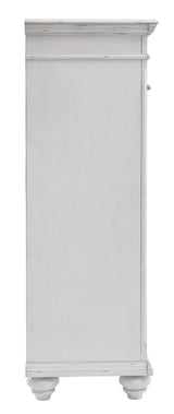 Kanwyn Whitewash Chest Of Drawers - side profile