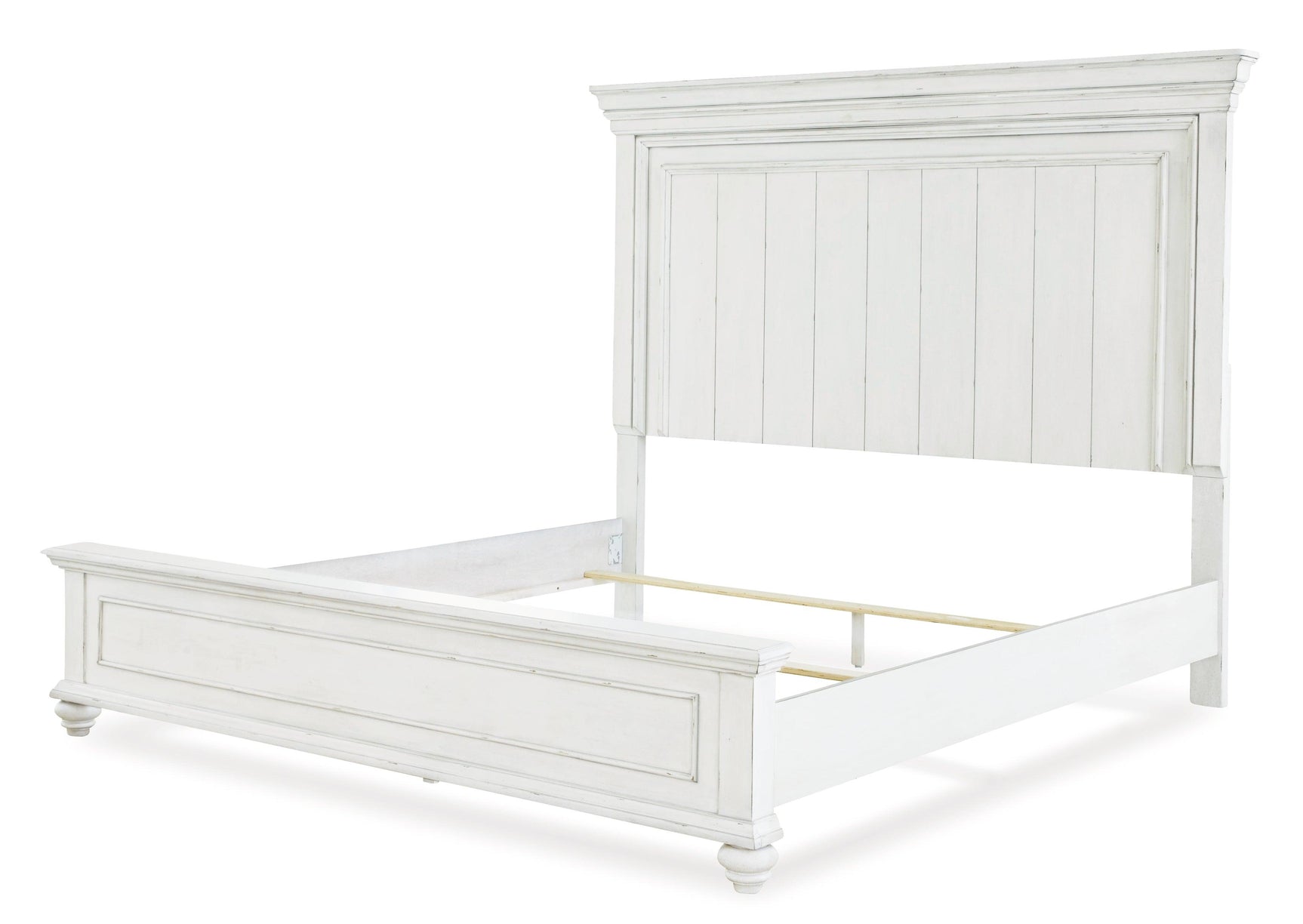 Kanwyn King Panel Bed headboard close-up showing panel design