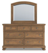 Feddinger dresser front view with mirror