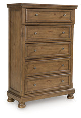 Feddinger Chest of Drawers angled view closed