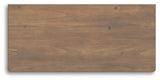 Feddinger Chest of Drawers top view showing wood grain