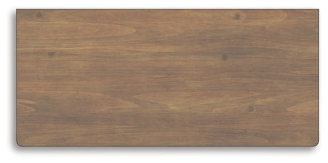 Feddinger Chest of Drawers top view showing wood grain