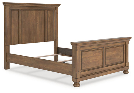 Feddinger Queen Panel Bed angled view