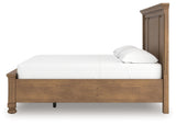 Feddinger king storage bed side alternate angle