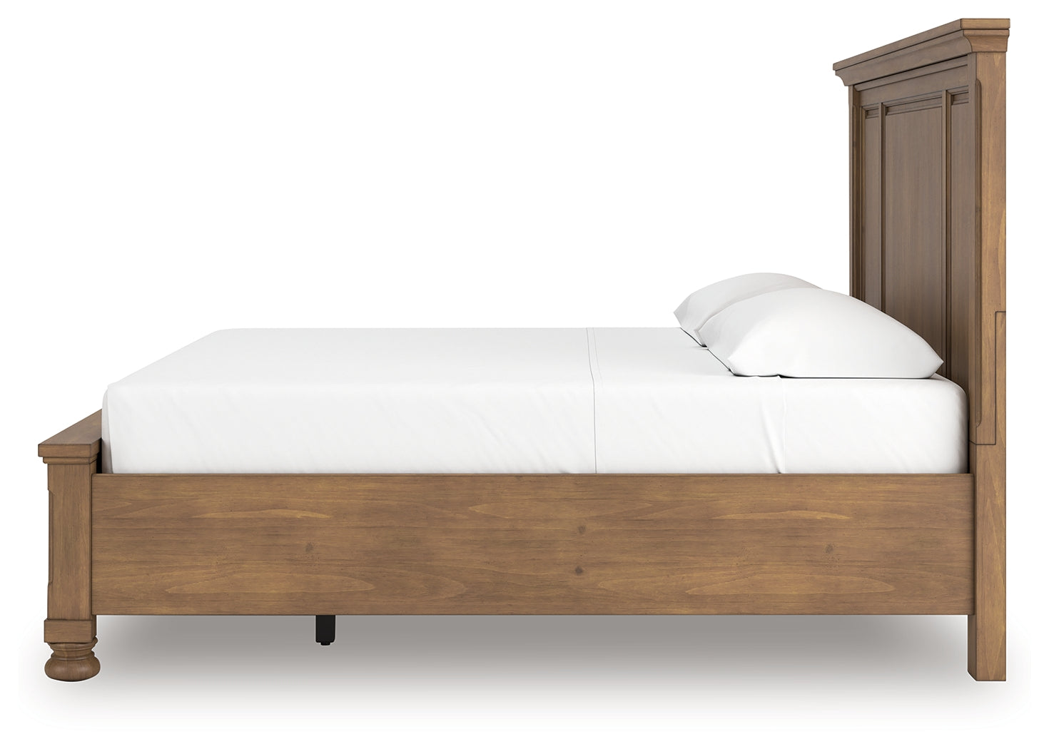 Feddinger king storage bed side alternate angle