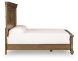 Karallin Medium Brown King Panel Bed view 5