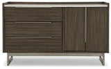 Arkenton Grayish Brown/White Dresser