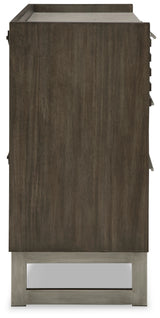 Arkenton Grayish Brown/White Dresser