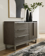 Arkenton Grayish Brown/White Dresser
