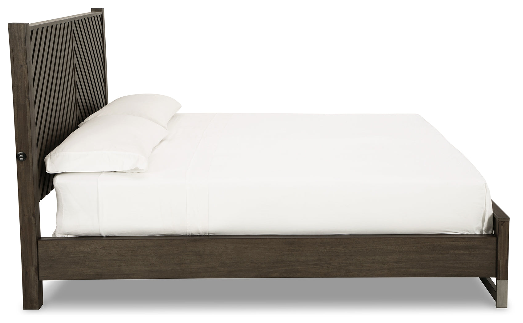 Side profile of Arkenton King Panel Bed