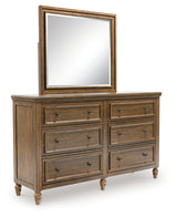 Sturlayne Brown Dresser and Mirror