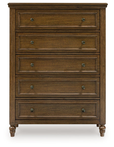 Sturlayne Chest of Drawers turned feet detail