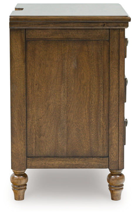 Sturlayne nightstand back view