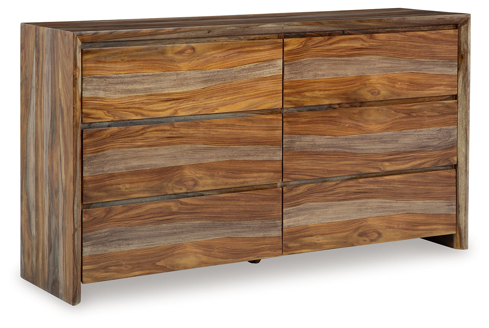 Dressonni Brown Dresser angled closed drawers
