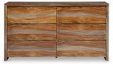 Dressonni Brown Dresser front on view
