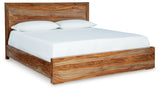Dressonni King Panel Bed angled side view