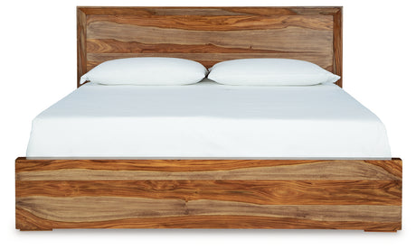 Dressonni queen bed angled view