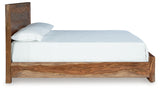 Dressonni King Panel Bed footboard detail